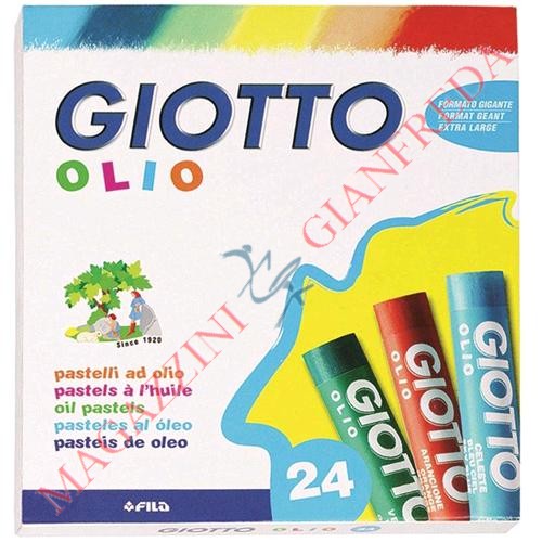 GIOTTO PASTELLI AD OLIO, CONFEZIONE DA 24 PASTELLI  EX F293100